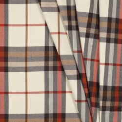 CONTRÔLE DU TARTAN - SABLE/BRUN/ORANGE