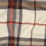 Gabardine Schottenkaro Stretch - hellsand/orange