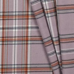 TARTAN CHECK - light purple/BROWN