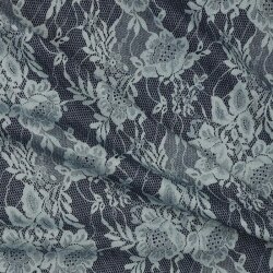 Jeans bloemen - indigo blauw