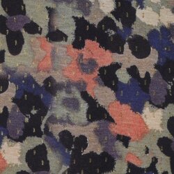 Viscose-Lurex Digital ABSTRACT - vert concombre