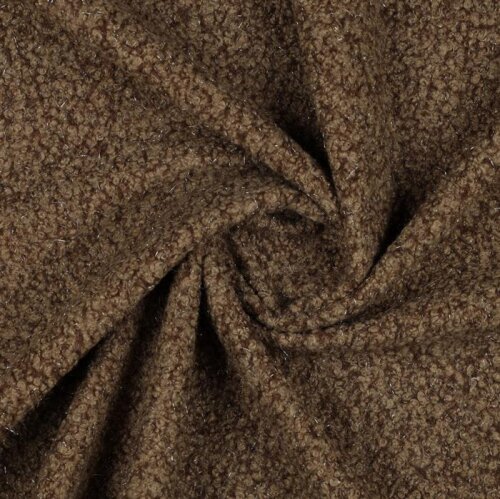 Bouclé LUREX - light brown