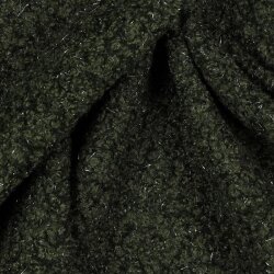 Bouclé LUREX - verde oscuro