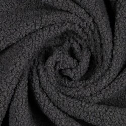 Teddy plush - dark grey