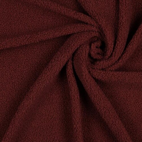 Teddy plush - wine red