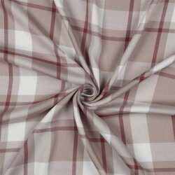 VISCOSE HILO CHECK - beige