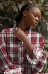 VISCOSE YARN CHECK - berry