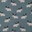 Cotton jersey MOOSE - denim blue
