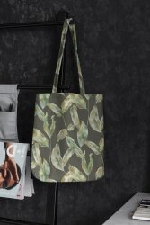 Canvas Digital Feuilles dolivier - olive foncé