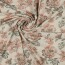 Leinen Baumwolljersey Digital Rose - natur