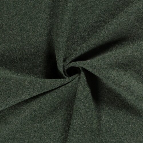 Walkloden melange *Marie* - forest green