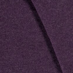 Walkloden melange *Marie* - aubergine