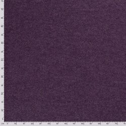 Walkloden melange *Marie* - aubergine