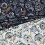 Canvas Digital Paisley - off-white/blue
