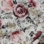 Mousseline Fleurs Digitales - Blanc