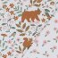 Cotton jersey forest animals - white