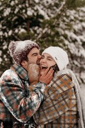 FAUX FUR CHECK - sabbia
