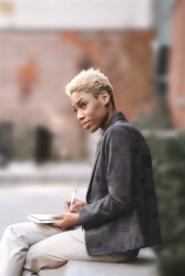 DENIM JACQUARD - Jeans