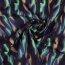Softshell Digital bunte Wellen - schwarz