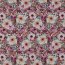 Cotton poplin digital flowers - mauve