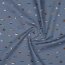 Popeline di cotone Barche colorate organiche - blu ombra