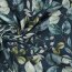 Feuilles numériques en jersey de coton - essence foncée