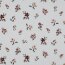 Cotton Jersey Digital Organic Flowers - white