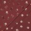 Cotton Jersey Digital Organic Flowers - rojo rubí