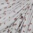 Fiori biologici digitali in jersey di cotone - bianco