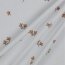 Fiori biologici digitali in jersey di cotone - bianco
