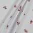 Cotton Jersey Digital Organic Flowers - white