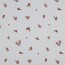 Cotton Jersey Digital Organic Flowers - white