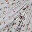 Fiori biologici digitali in jersey di cotone - bianco