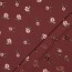 Cotton Jersey Digital Organic Flowers - rosso rubino