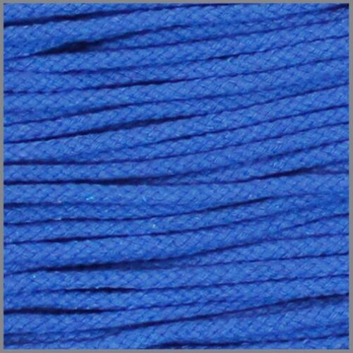 Cotton cord 5mm royal blue 5 meters