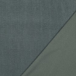 Cordstoff mit Bübbelchen Uni - blaugrün