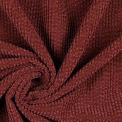 Corduroy with beading - old red