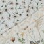 Muslin Organic Digital Sunhat Flowers - bílý