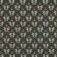 Canvas WATERPROOF flowers - old green