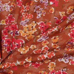 VISCOSE LUREX Flores pequeñas digitales -...