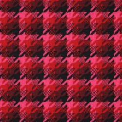 PIED DE POULE - cherry