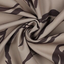 Softshell digital zebra stripes - light grey
