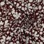 VISCOSE katoen popeline stretch grote bloemen - donker wijnrood