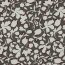 VISCOSE cotton poplin stretch large flowers - taupe