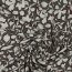 VISCOSE katoen popeline stretch grote bloemen - taupe
