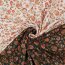 Cotton Jersey Digital Paisley Flowers - wit/perzik