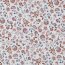 Cotton jersey Digital Paisley Flowers - white/light purple