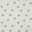 Cotton poplin organic cheerful frog heads - white