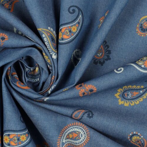 JEANS Paisley - shade blue