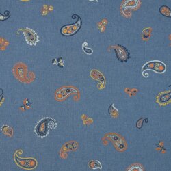 JEANS Paisley - schattenblau